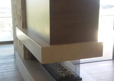 Modern fireplace